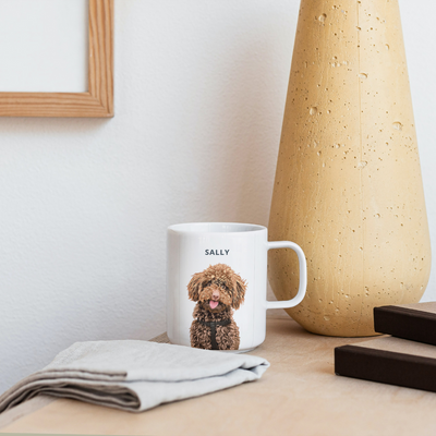 Modern Pet Portrait Mug