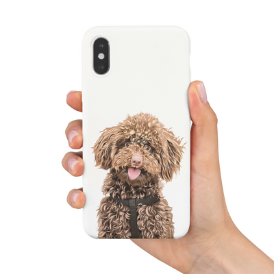 Modern Pet Portrait Phone Case